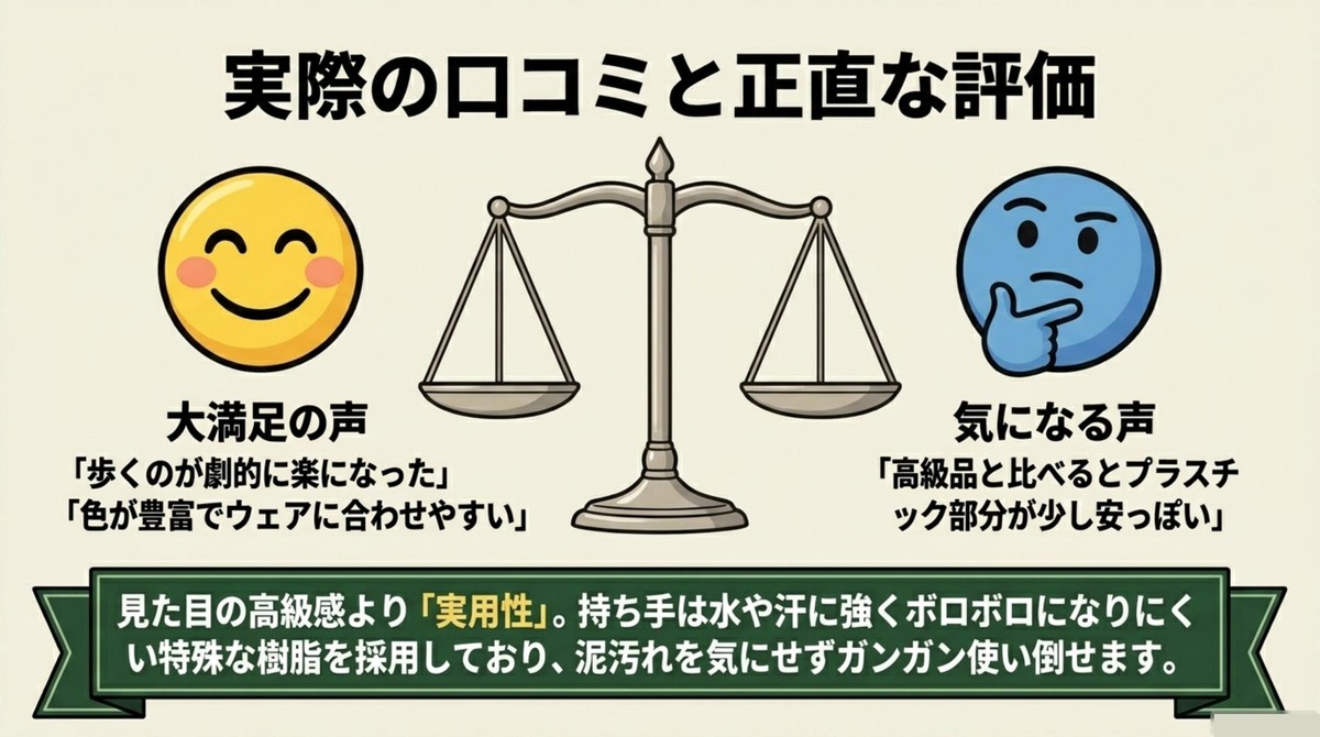実際の口コミと正直な評価の比較 [cite: 28, 30, 32]
