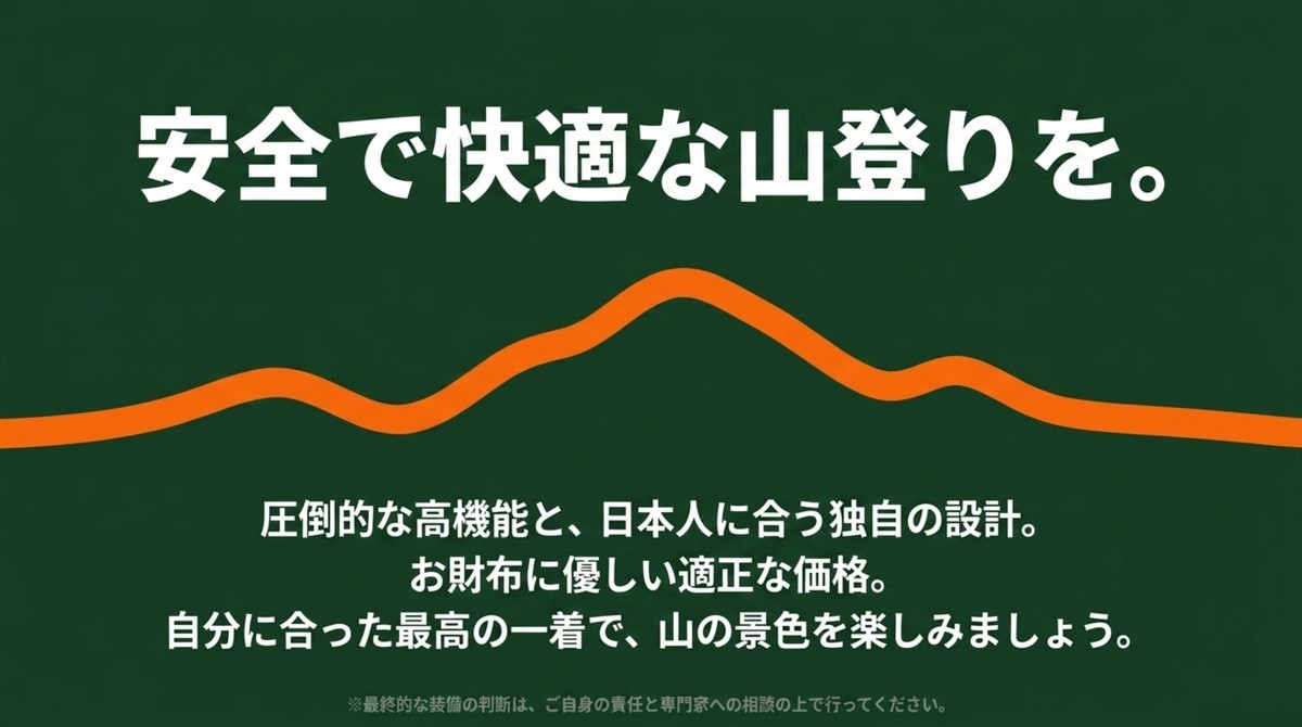 高機能と適正価格を両立したモンベルのレインウェアで安全な山登りを