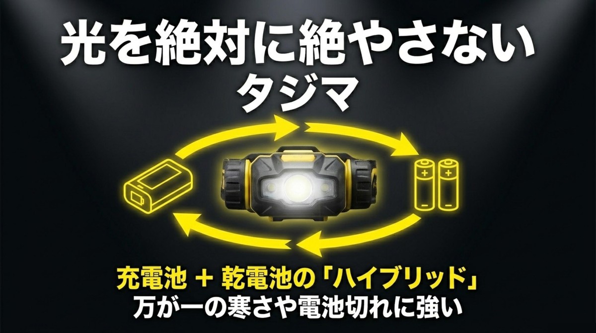 テント内は10〜30ルーメン、夜間歩行は100〜200ルーメン、悪天候時は300ルーメン以上という状況に合わせた明るさの目安[cite: 1]