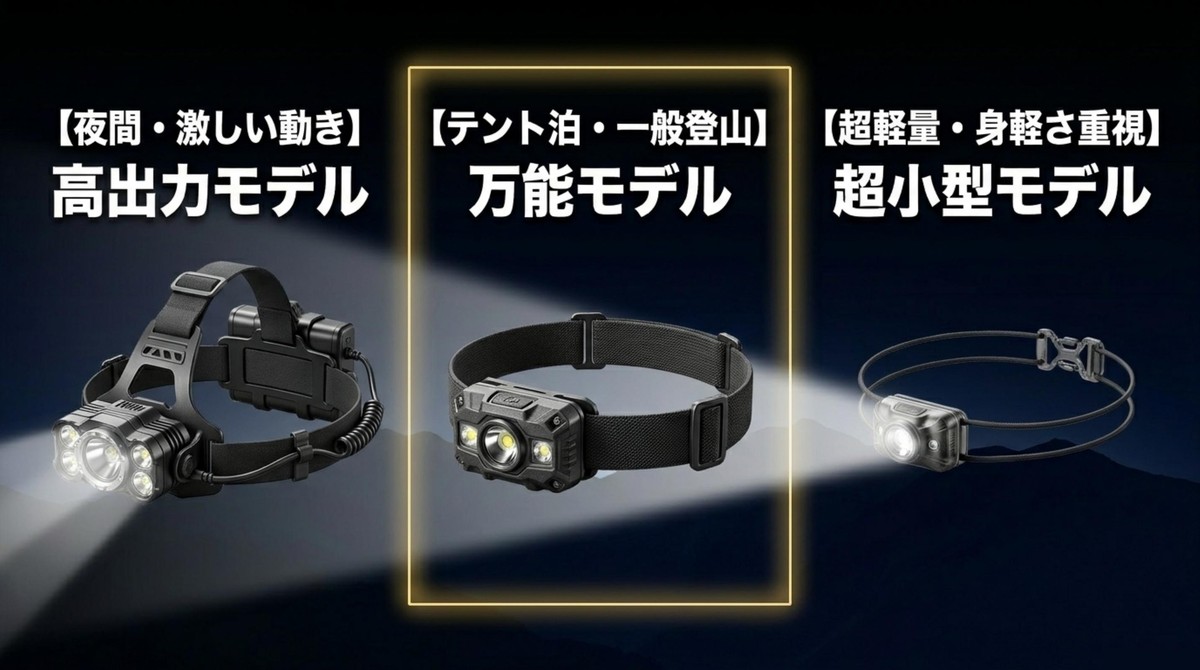 目的別・おすすめの最強ヘッドライトはこれ! 高出力モデル、万能モデル、超小型モデルの3つのジャンル分類