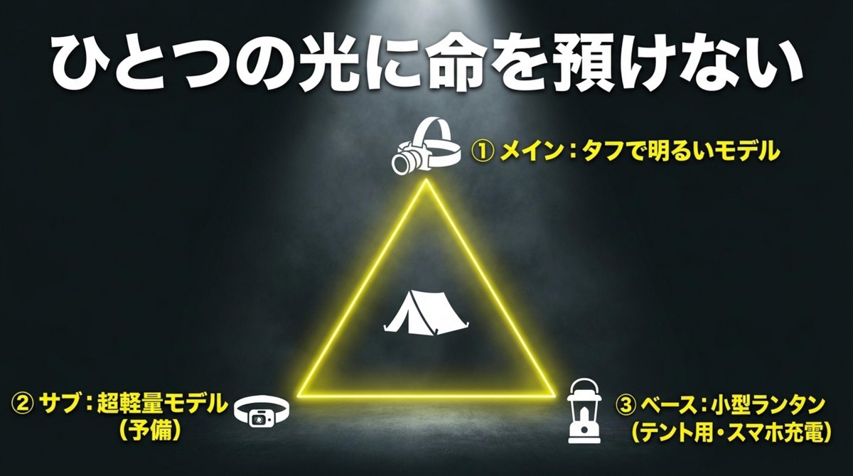 知識と備えが安全な山旅をつくるというヘッドライト選びの教訓[cite: 1]