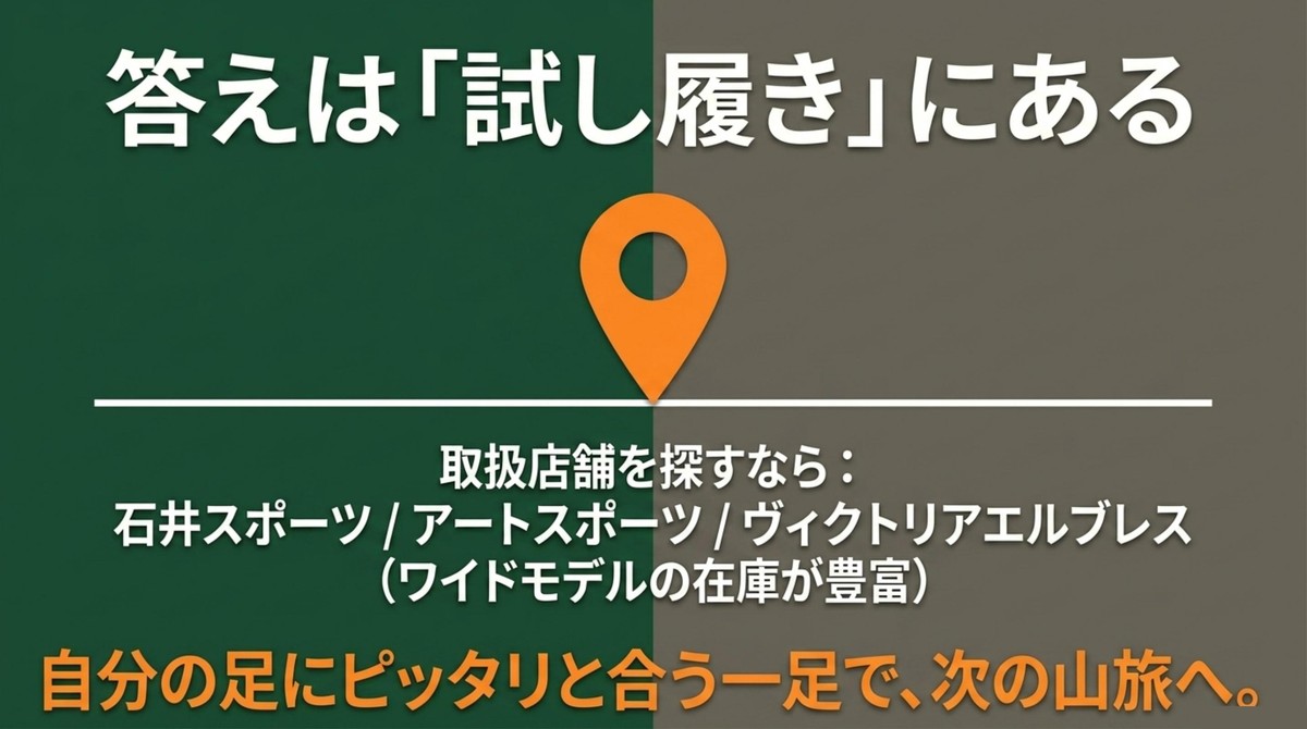 答えは「試し履き」にある 石井スポーツやヴィクトリアエルブレスなどホカの登山靴の取扱店舗